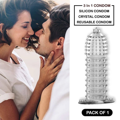 Silicon Soft Crystal Reusable (Washable) Condom